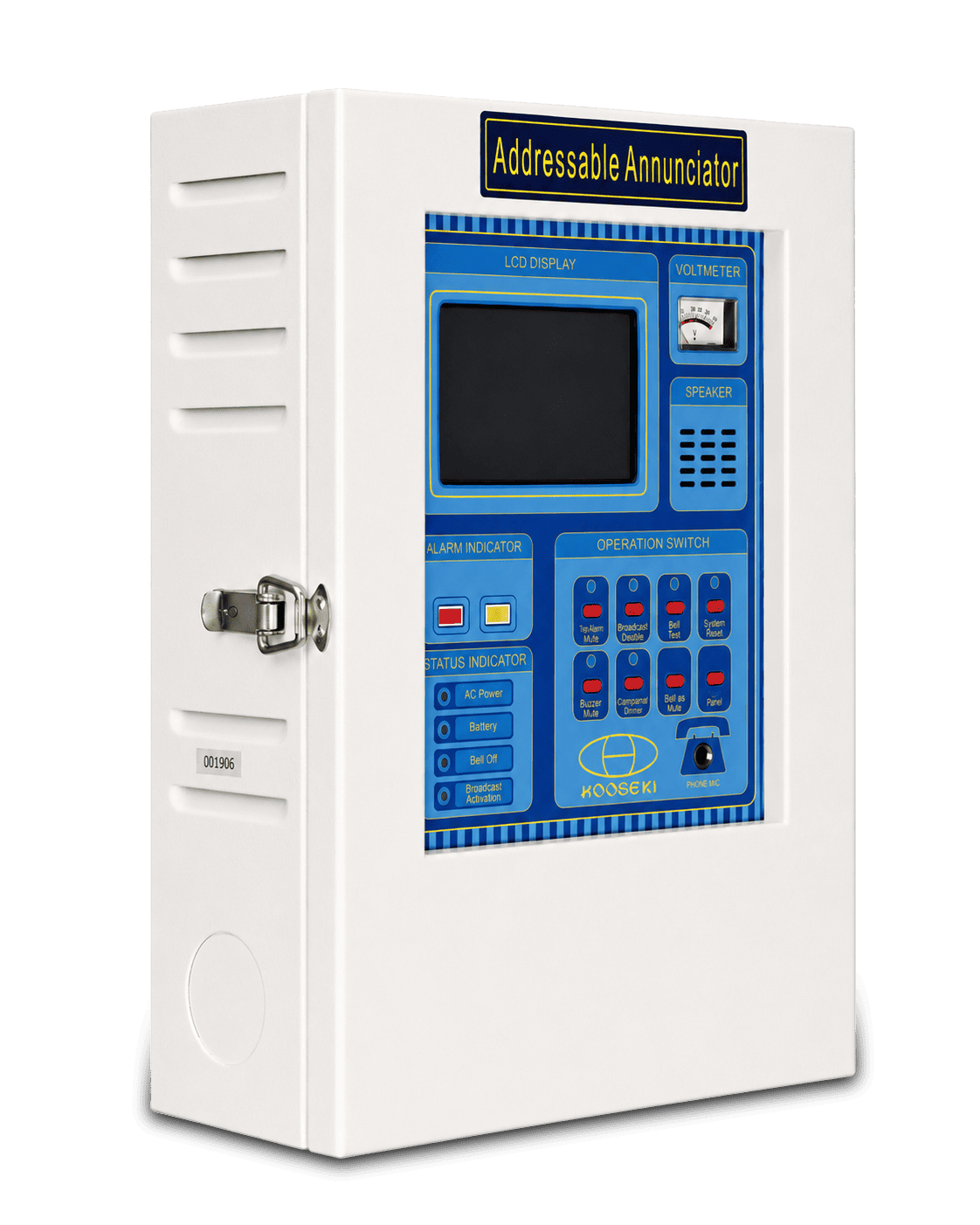 Hooseki Addressable 1 Loop Annunciator W/O Handset Type HS-ADD-ANN1